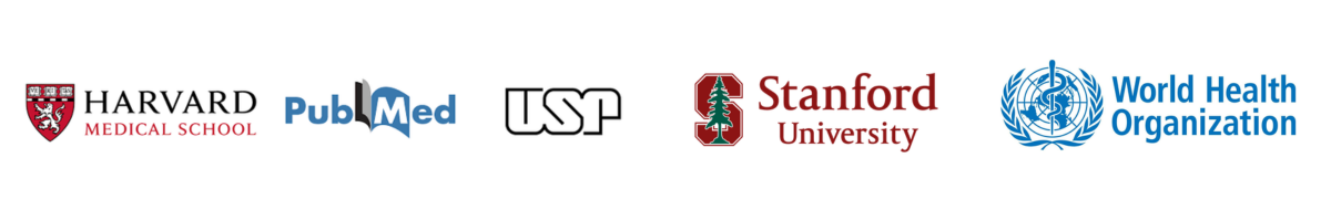 Mencionado em: Harvard Medical School, PubMed, USP, Stanford University, World Health Organization